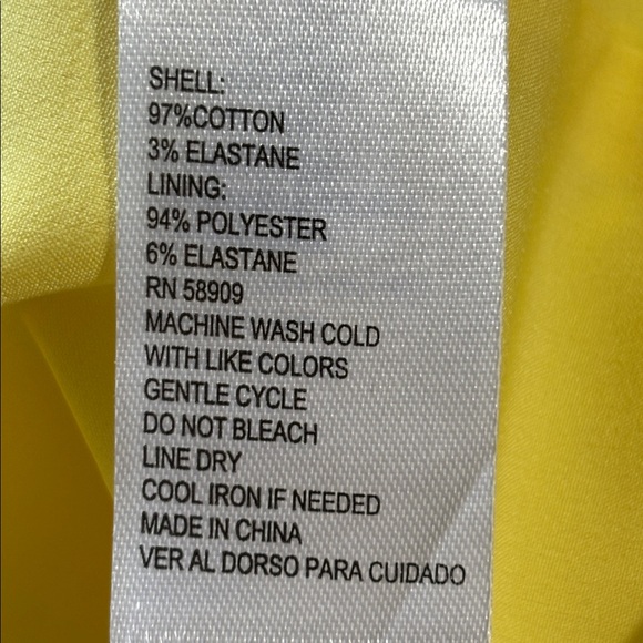 Alex Marie yellow floral midi sun dress size 4 Cotton Stretch cottage delicate - Picture 11 of 11